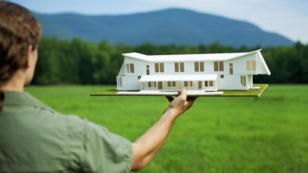 Características da redenção da terra sob a casa