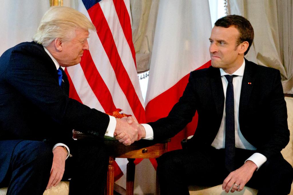 Macron e Trump