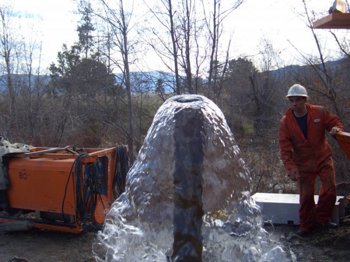 artesische Wasserproduktion