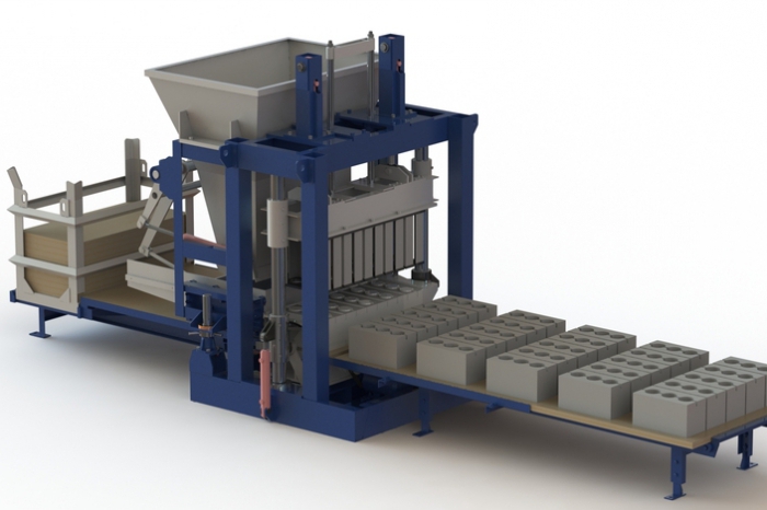 como funciona a máquina de produção de blocos de concreto-argila?