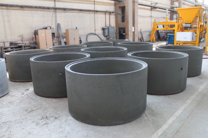 moldes para a produção de anéis de concreto