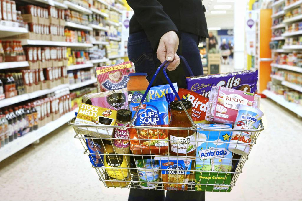 durchschnittlicher Check in einem Supermarkt