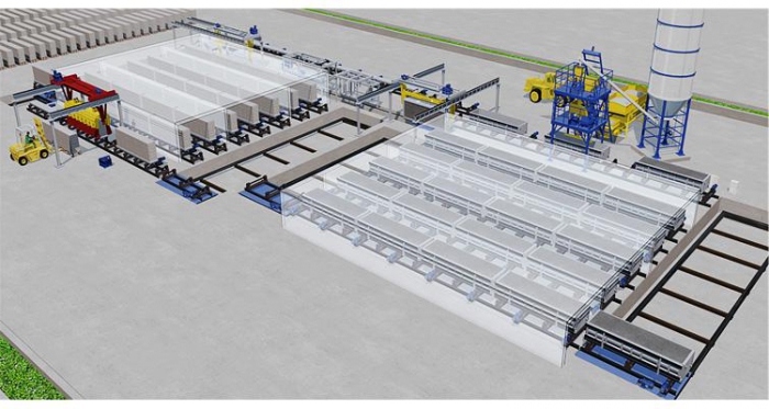 Compressor para a produção de blocos de espuma