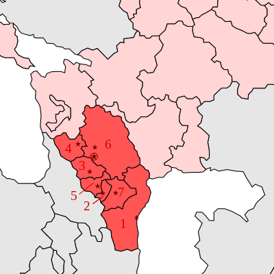 Die Zusammensetzung der Bundesbezirke Russlands