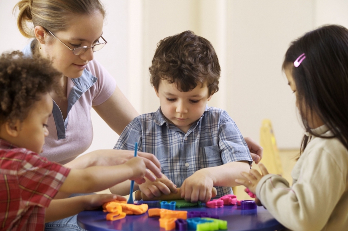 característica pedagógica para uma amostra de criança pré-escolar