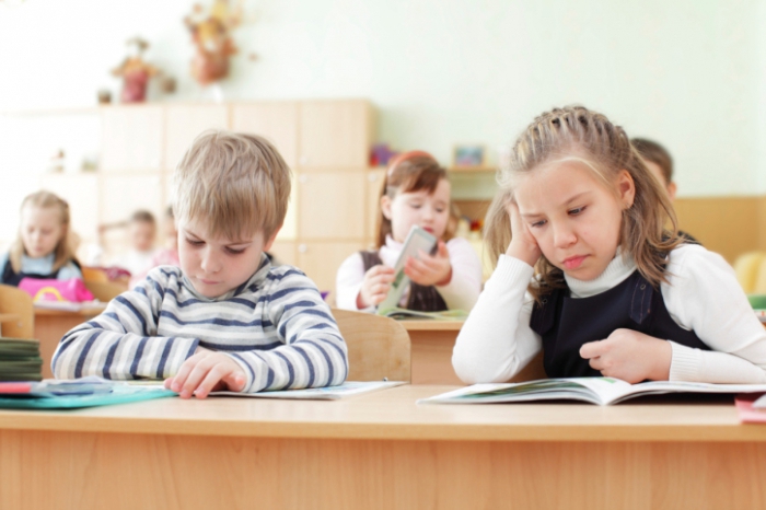 Característica por estudante da escola primária