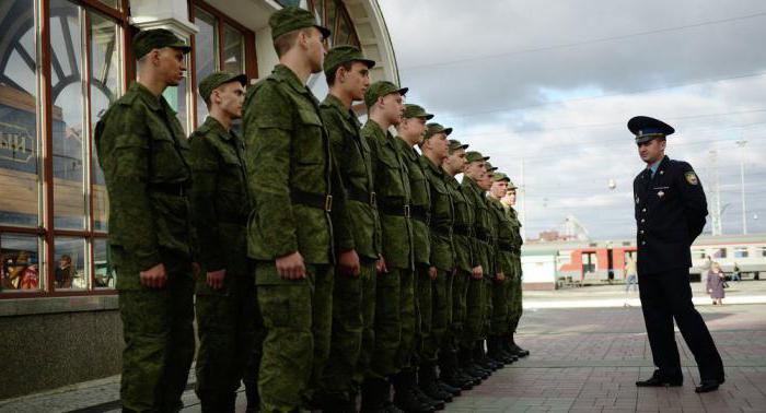 procedimentos de serviço militar