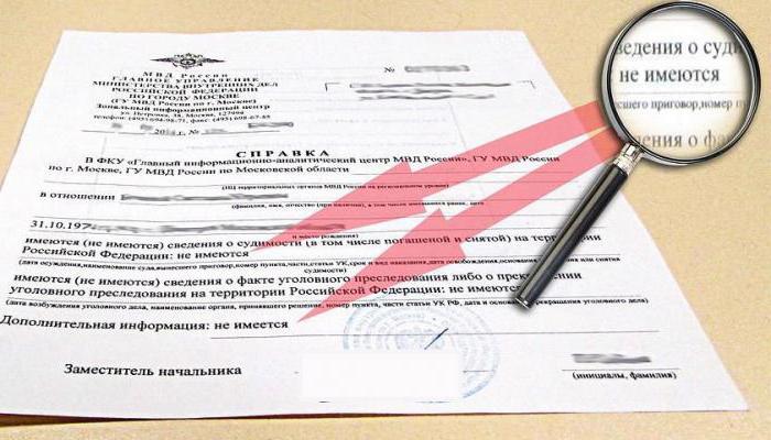 obter um certificado de antecedentes criminais Nizhny Novgorod