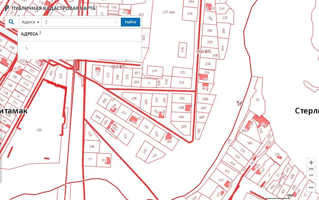 Mapa cadastral