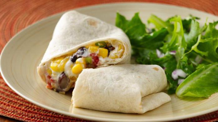 receita de burrito com fotos de pão pita com frango