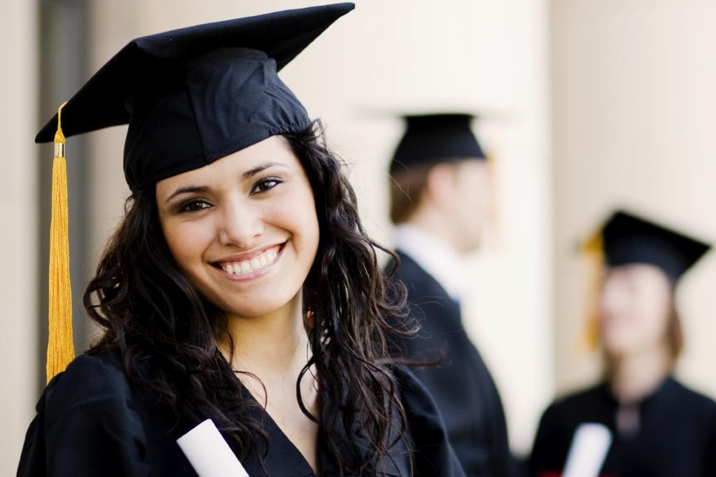 garota se formou ou se formou na universidade