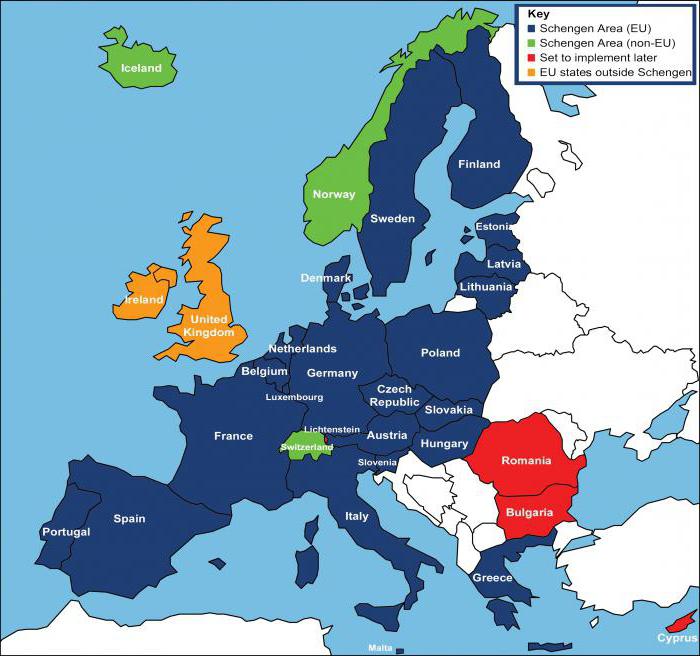 Lista de países do espaço Schengen