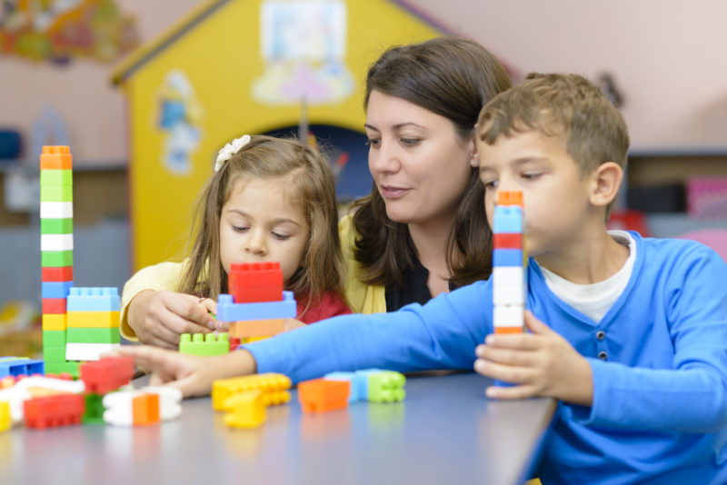 Kinder im Kindergarten