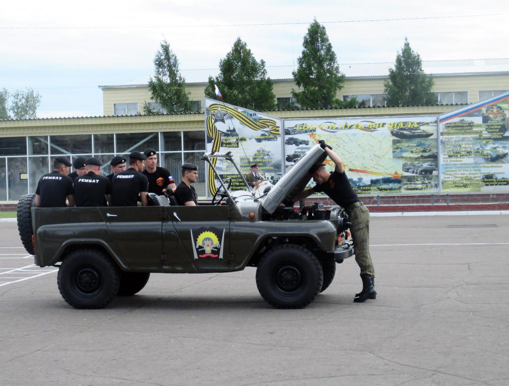 deveres de um motorista militar