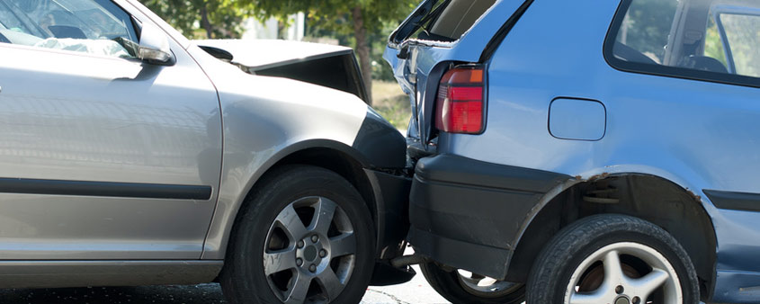 Cartão verde em um carro