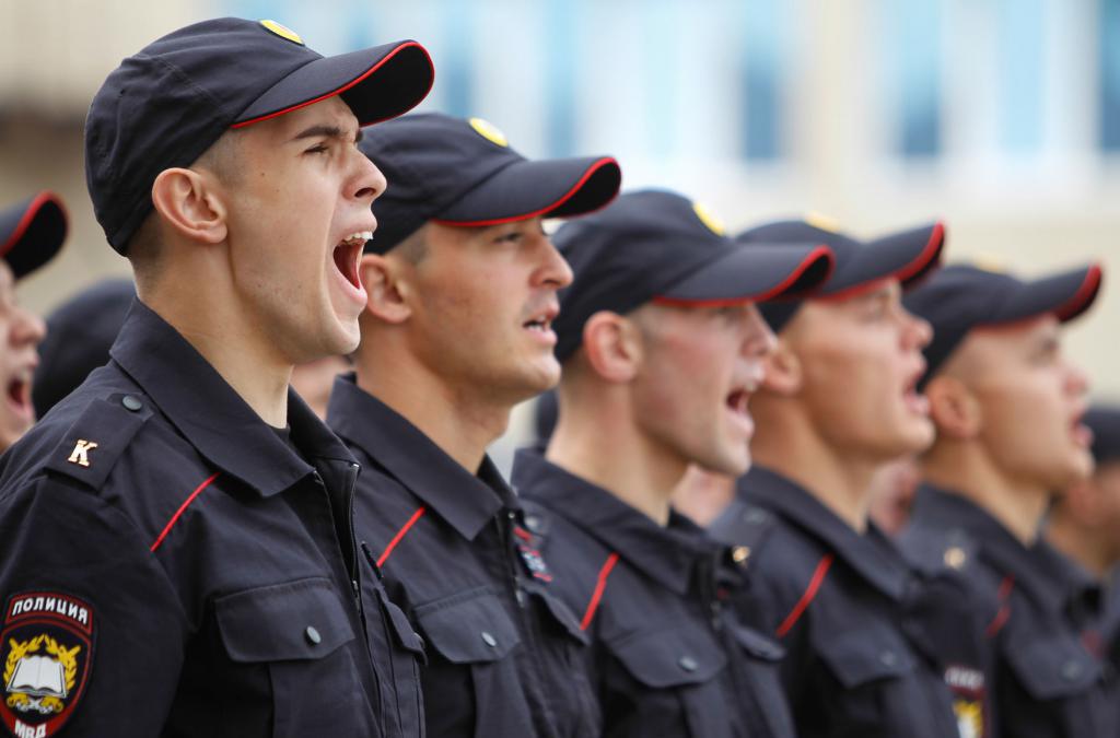 Zukünftige Polizisten