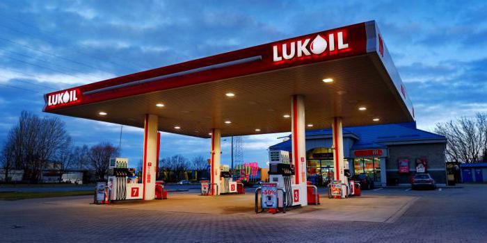 offenes Franchise-Tanken Lukoil