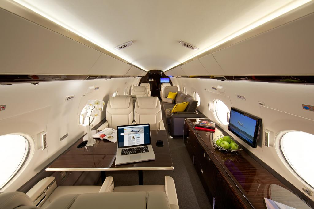 Das Gulfstream G650 Interieur