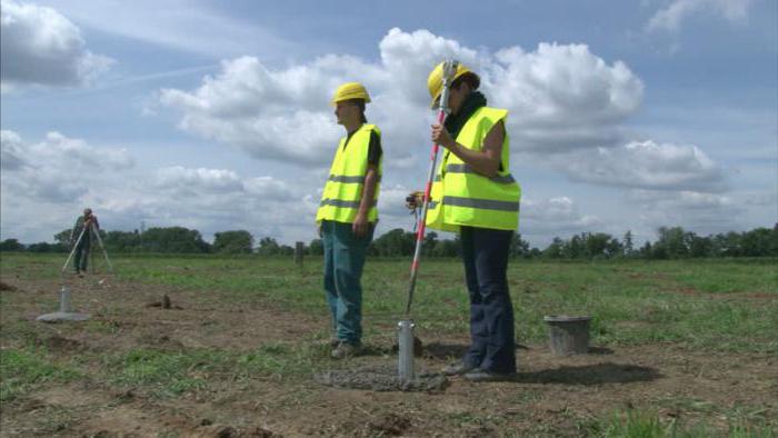 descrição do trabalho de um agrimensor na construção de estradas