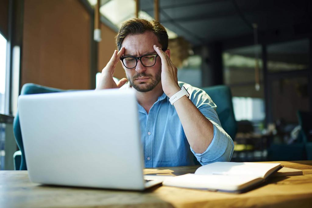 As dificuldades do trabalho remoto.