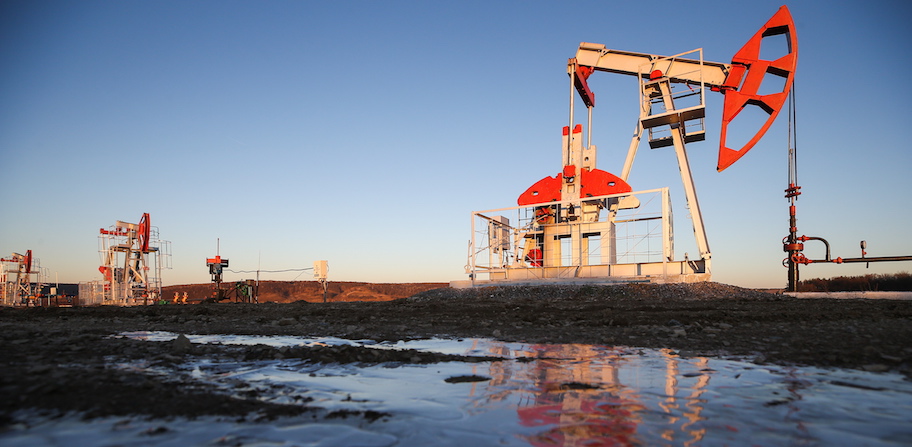 Produção de petróleo na Sibéria