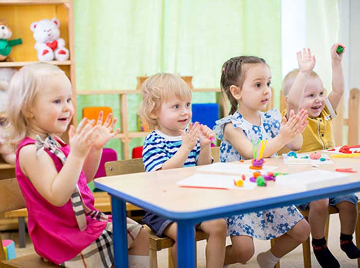 Kinder im Kindergarten