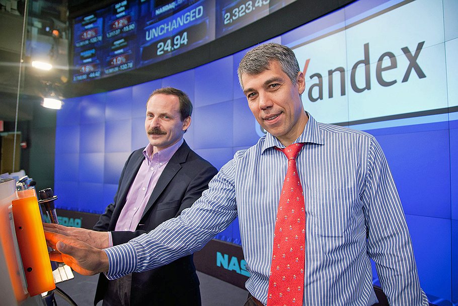 Yandex na bolsa de valores