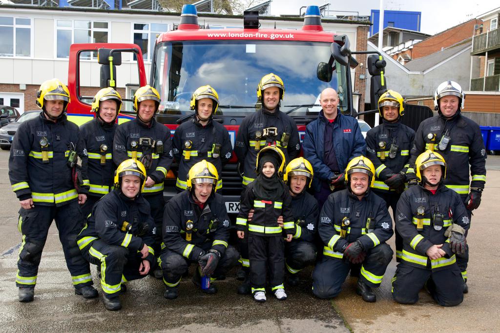 Die Disziplin der Feuerwehrleute ist besonders wichtig